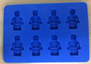 Minifiguren-Form 8-fach blau 
